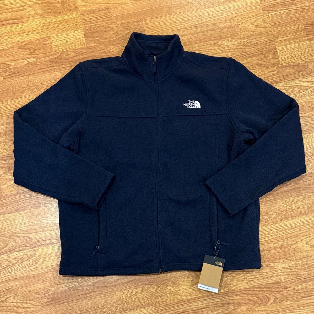 THE NORTH FACE Men's Tsillan Full Zip Jacket, Summit Navy Heather, XX-Large